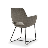 Navarra Armlehnstuhl R 2031, ca. B 60, H 87, SH 46, AH 67, T 62, ST 46 cm, Gestell:  RAL 6022 Olivgrün, Stoff Pine 45 swamp green (C) (2% Leinen, 23% Baumwolle, 4 % Acryl, 71% Polyester)