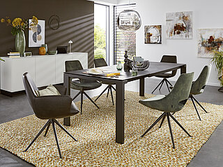 Esszimmer Navarra Stuhl und Esstisch von Musterring