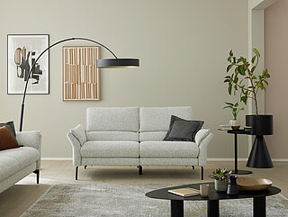 Sofa MR 230 in Fb. Grau/Beige von Musterring