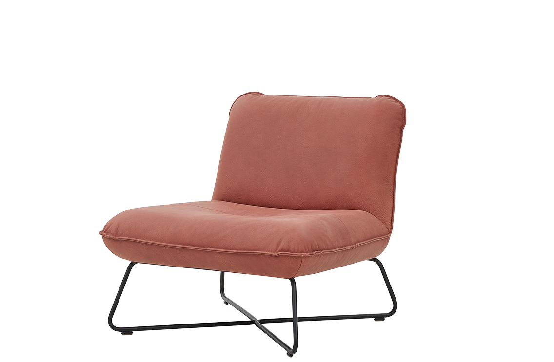 Sessel MR 2986 in Leder Fb. blush von Musterring