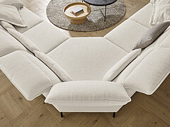 Ecksofa MR 315 in Fb. Beige von Musterring