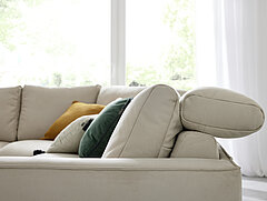 Ecksofa MR 9450 mit verstellbarer Kopfstütze von Musterring