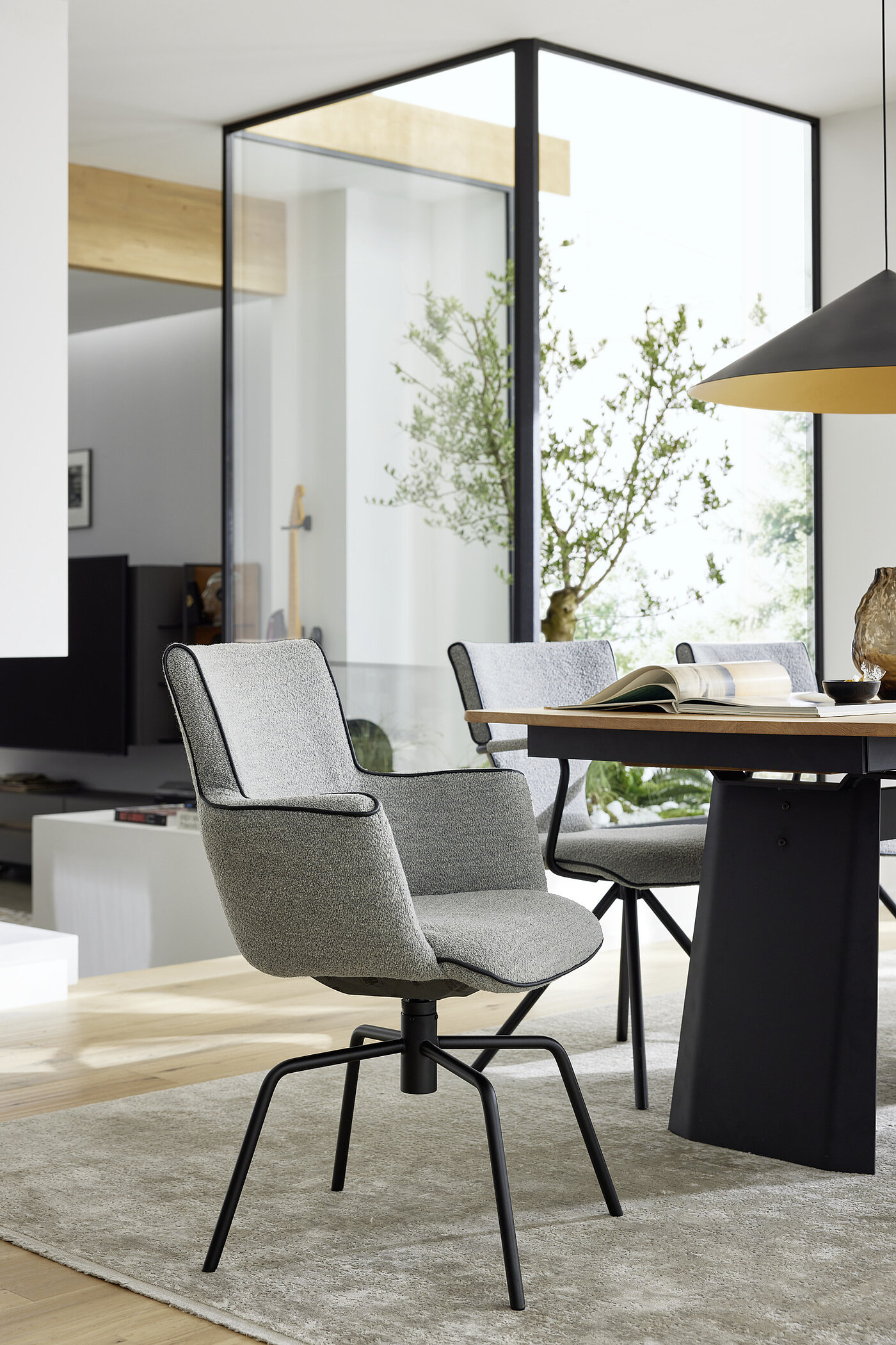 Esszimmer Hannis Stuhl in Fb. Grau von Musterring