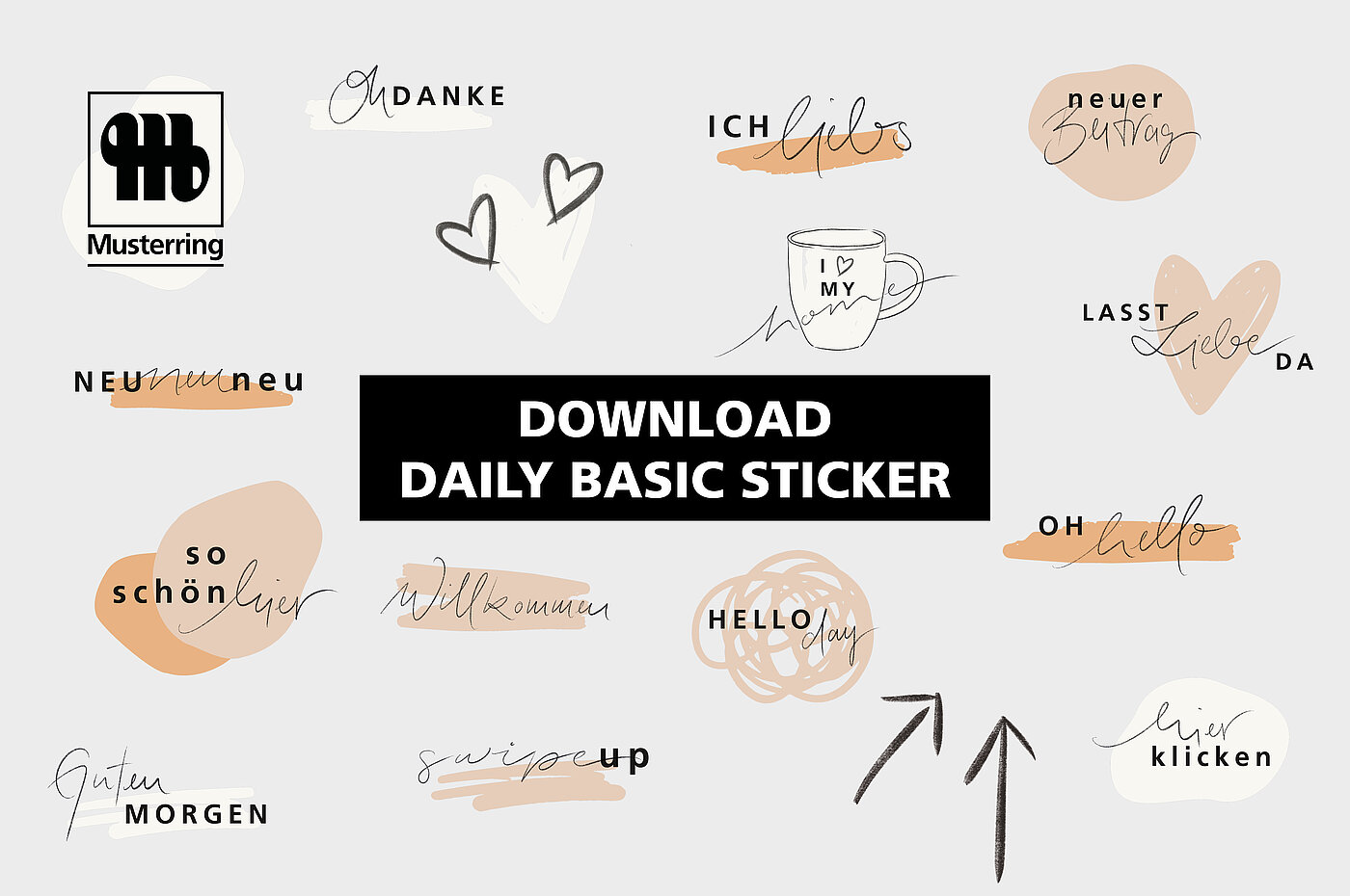 Stickerpaket DAILY BASIC