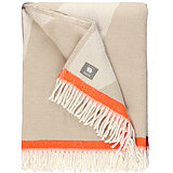 Plaid JustB Heimtextilien Waves in beige und orange von Musterring