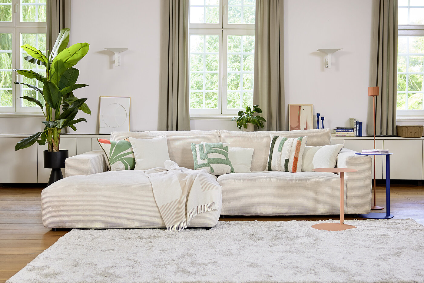 Sofa MR Lucia in Cord Beige von Musterring Sofa MR Lucia in Cord Beige von Musterring