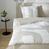 Bettwäsche Musterring Heimtextilien Slow in beige von Musterring