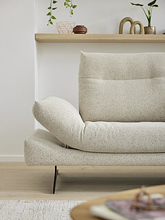 Ecksofa MR 2796, Detailbild der Armlehne