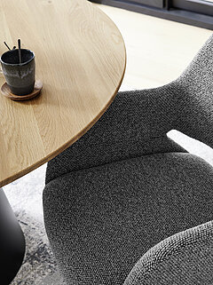 Esszimmer Tario Schalenstuhl in Fb. Grau von Musterring