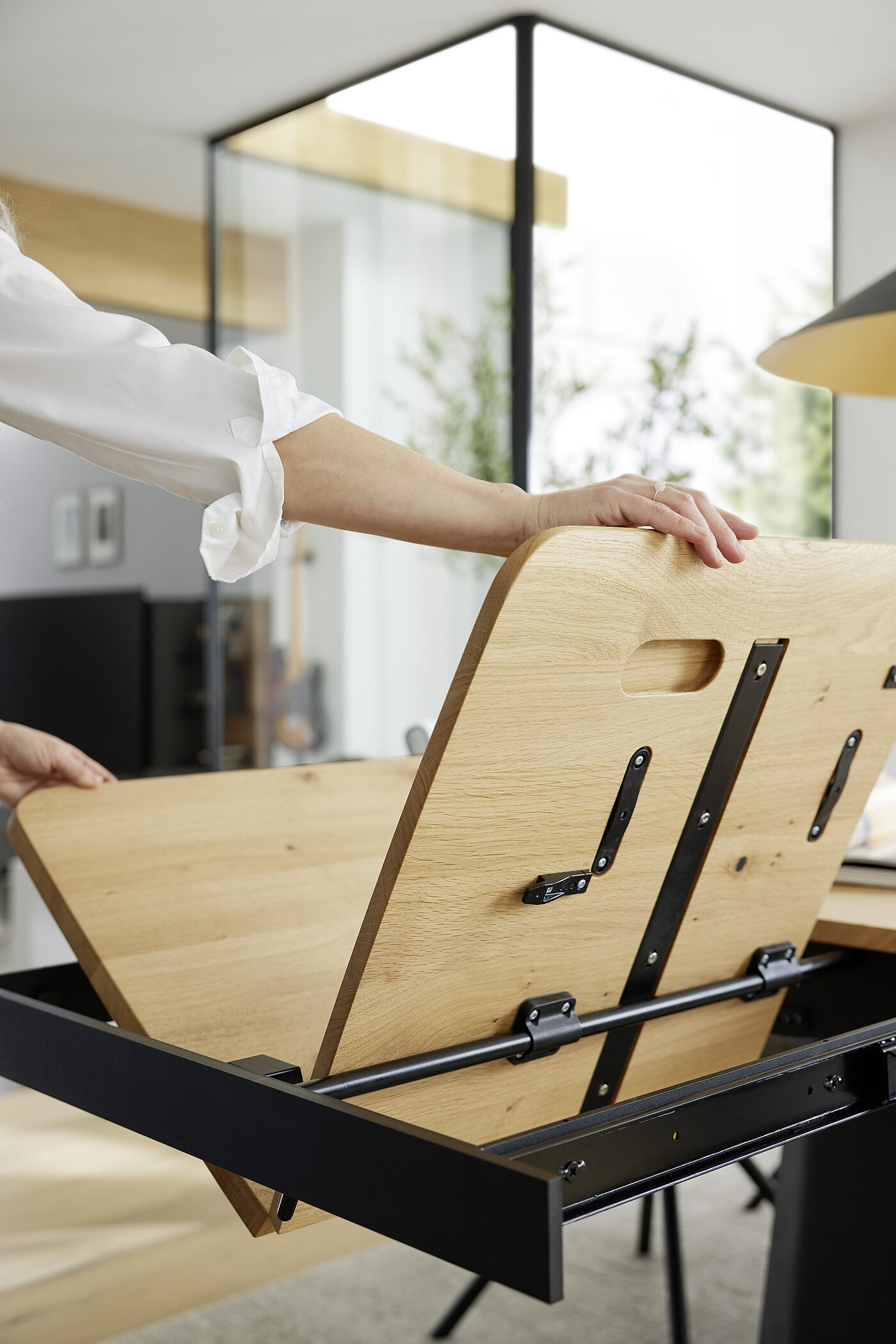 Esszimmer Hannis Tischplatte in Wildeiche von Musterring