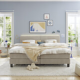 Familienbett / Boxspringbett Elias in Fb. Beige von Musterring