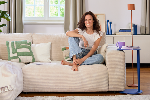 Sofa MR Lucia in Cord Beige von Musterring