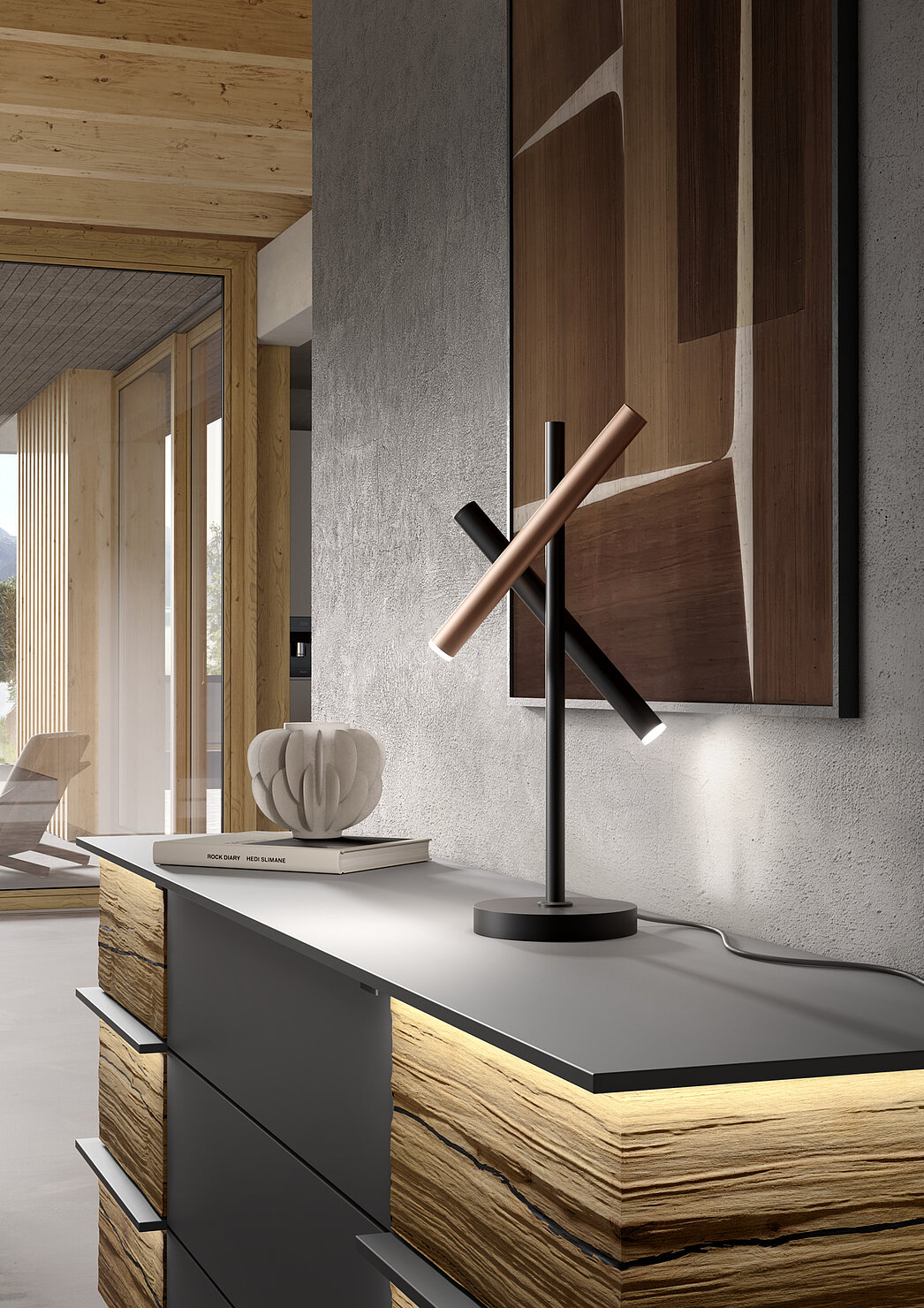 Leuchten 2.0 Tischleuchte Calina in Fb. Schwarz von Musterring Leuchten 2.0 Tischleuchte Calina in Fb. Schwarz von Musterring