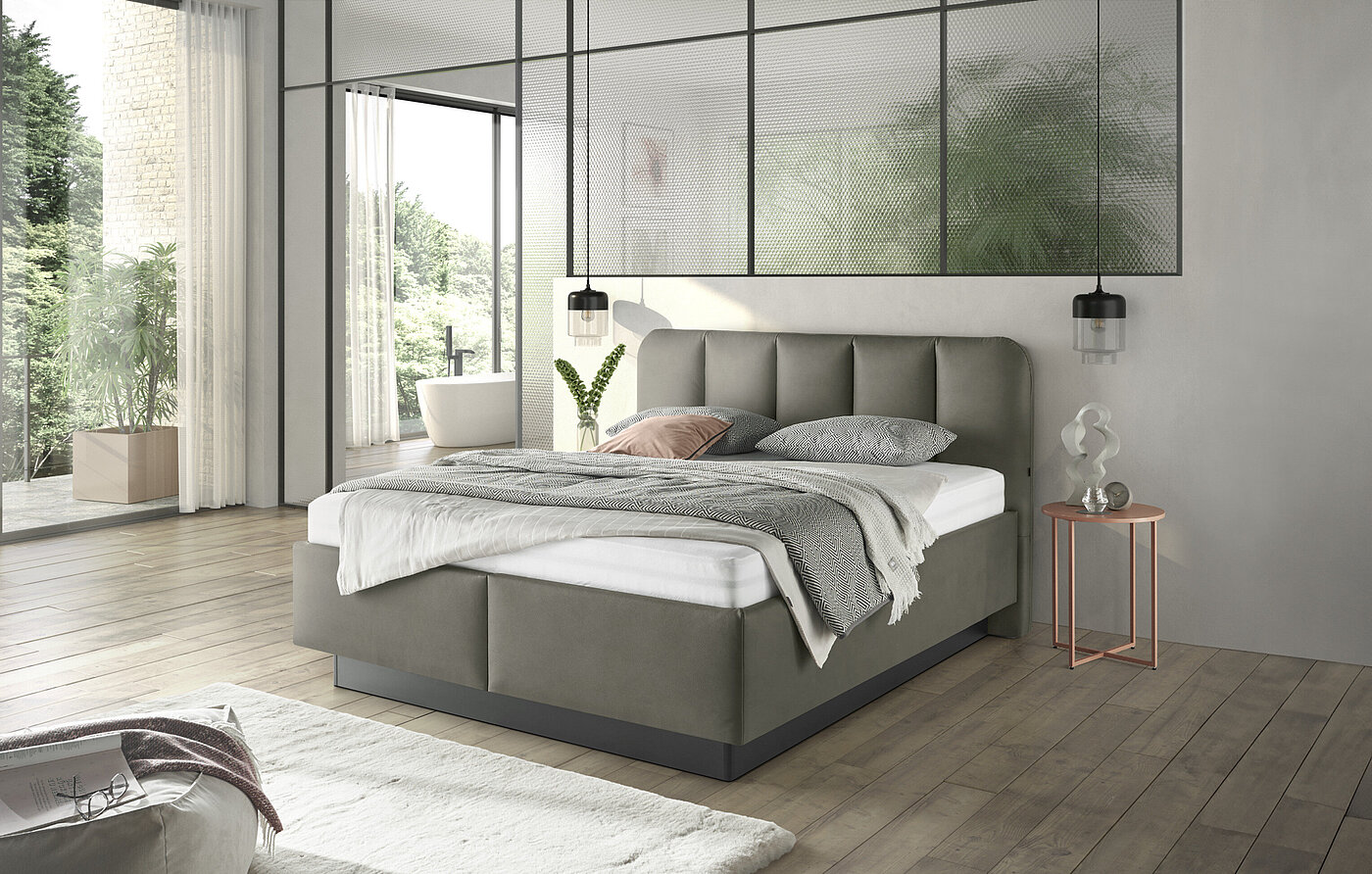 Polsterbett Bari in Fb. Grau von Musterring