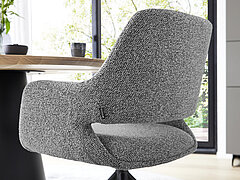 Esszimmer Tario Schalenstuhl in Fb. Grau von Musterring