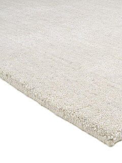 Teppich JustB!TE300, Fb. 339 creme-silber, 70 % Schurwolle, 30 % Viskose, handgewebt von Musterring