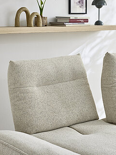 Eckasofa MR 2795, Detailbild der Rückenlehne