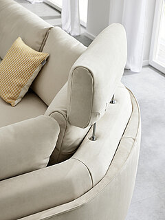 Ecksofa MR 9450 mit verstellbarer Kopfstütze von Musterring