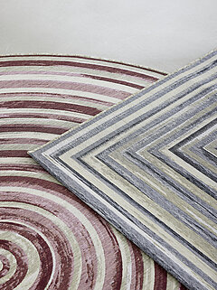 Outdoorteppich Solaro, 75 % Polypropylen, 25 % Polyester, Fb. 929 rot-beige und Fb. 634 beige-blau