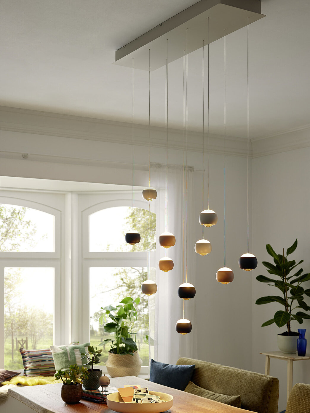 Leuchten 2.0 Pendelleuchte Cannon in Fb. Anthrazit und Fb. Grau von Musterring Leuchten 2.0 Pendelleuchte Cannon in Fb. Anthrazit und Fb. Grau von Musterring