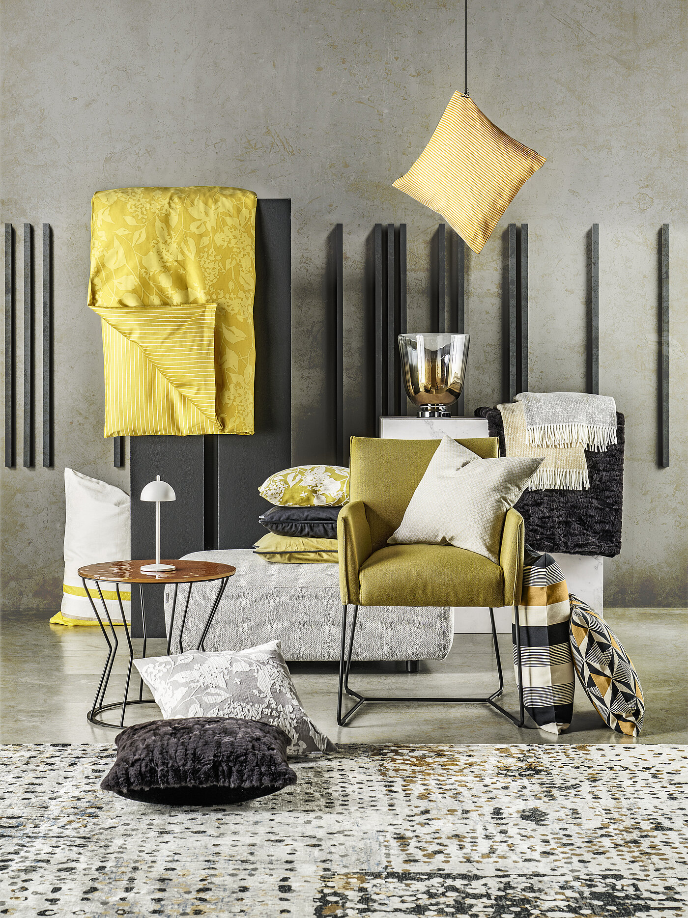 Kissen, Plaid, und Bettwäsche
