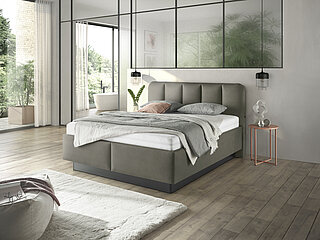 Polsterbett Bari in Fb. Grau von Musterring