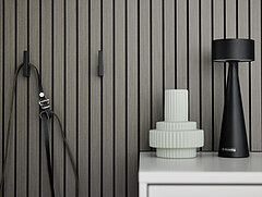 Garderobe Kara-Frame-Dielen in Lack Brilliantgrau von Musterring