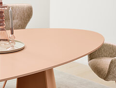 Detailbild vom Esstisch JustB! SP150 in Lack Fb. blush von Musterring