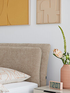 Polsterbett des Modells Bari Polsterbett in Farbe Beige der Marke Musterring
Polsterbett