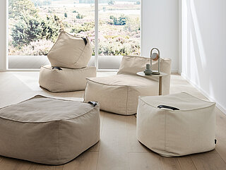 Sessel des Modells MR Pamela in Farbe Beige der Marke Musterring
Pouf/ Sitzsack